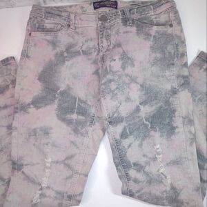 Sz. 8 Stylish Tie-Dye Women Jeans